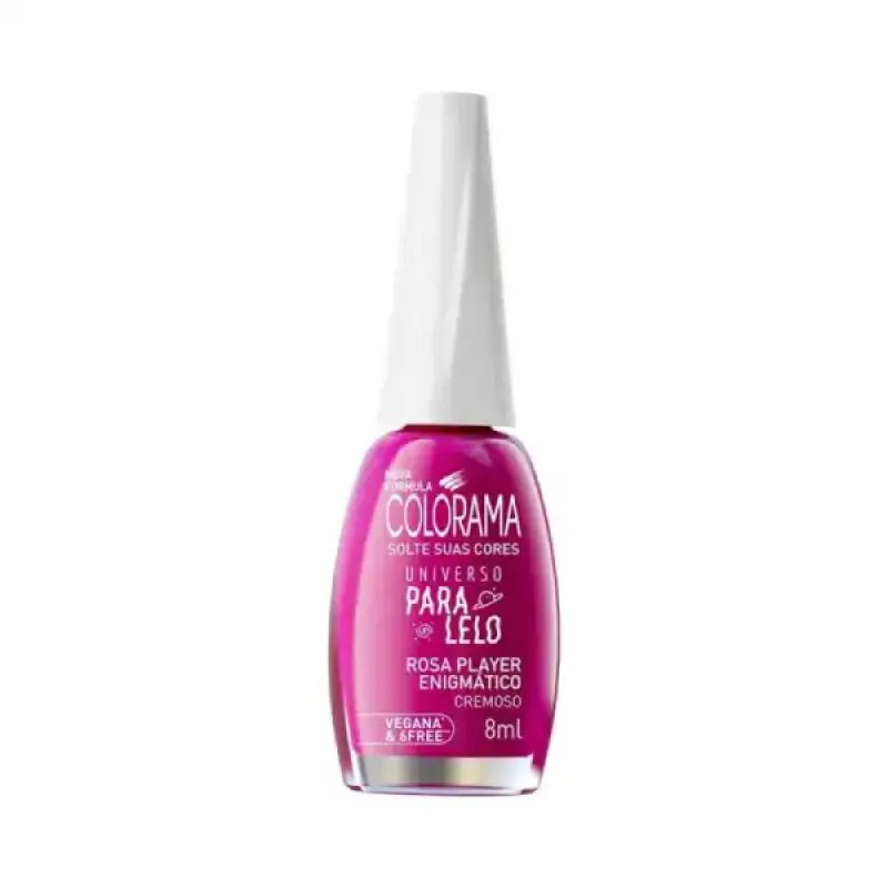 ESMALTE CREMOSO ROSA PLAYER ENIGMáTICO COLORAMA 8ML