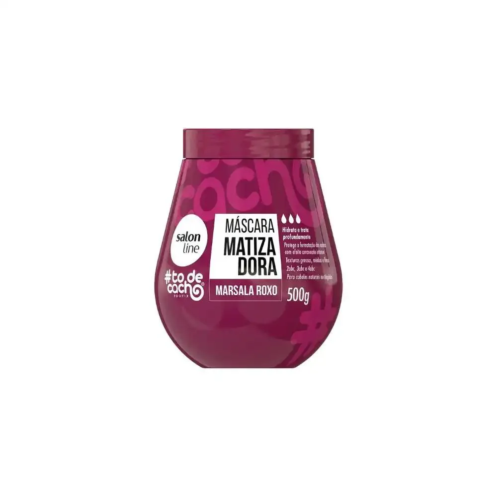 MáSCARA MATIZADORA MARSALA ROXO MAIONESE SALON LINE 500G