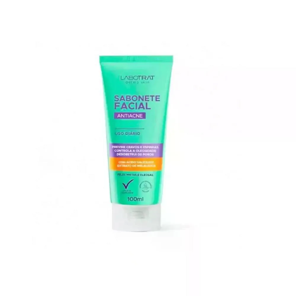 SABONETE FACIAL ANTIACNE LABOTRAT 100ML