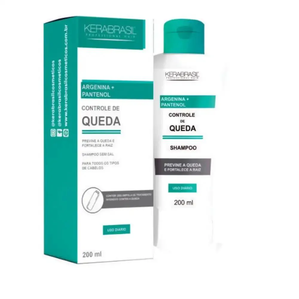 SHAMPOO CONTROLE DE QUEDA KERABRASIL 200ML