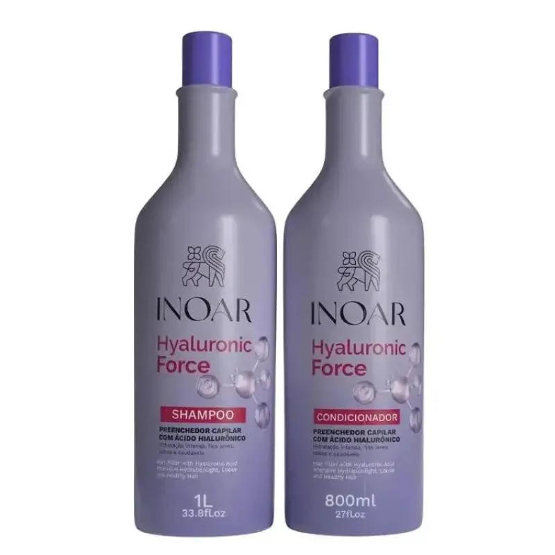 SHAMPOO+CONDICIONADOR INOAR HYALURONIC FORCE 1,8L