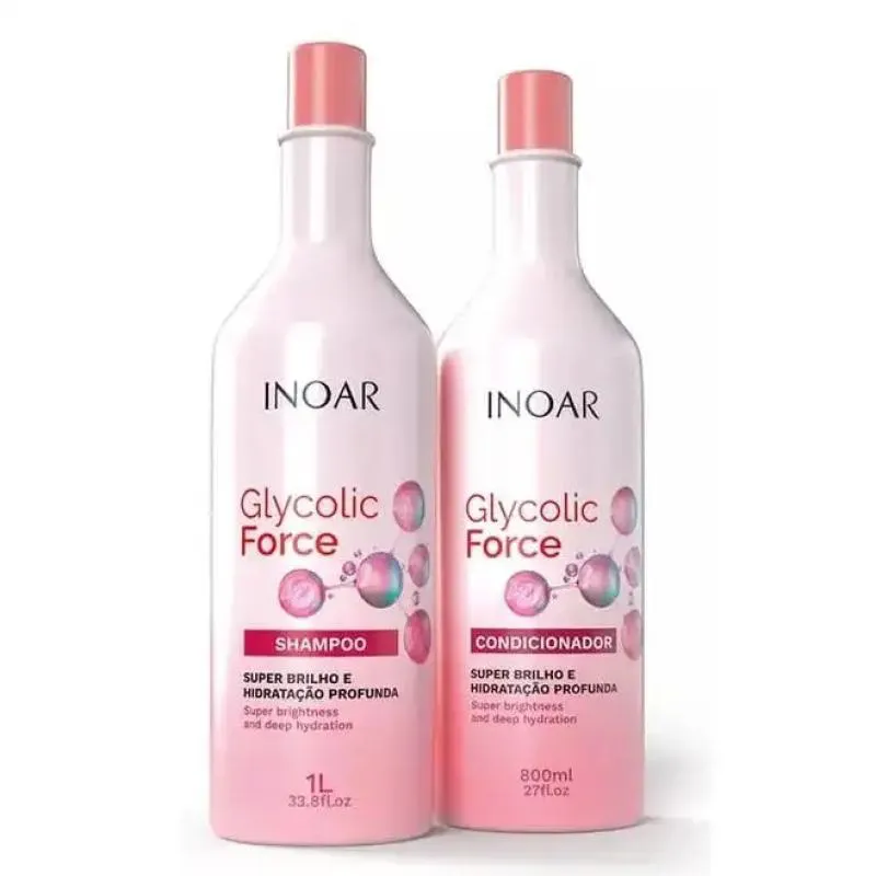 SHAMPOO+CONDICIONADOR INOAR GLICOLIC FORCE 1,8L