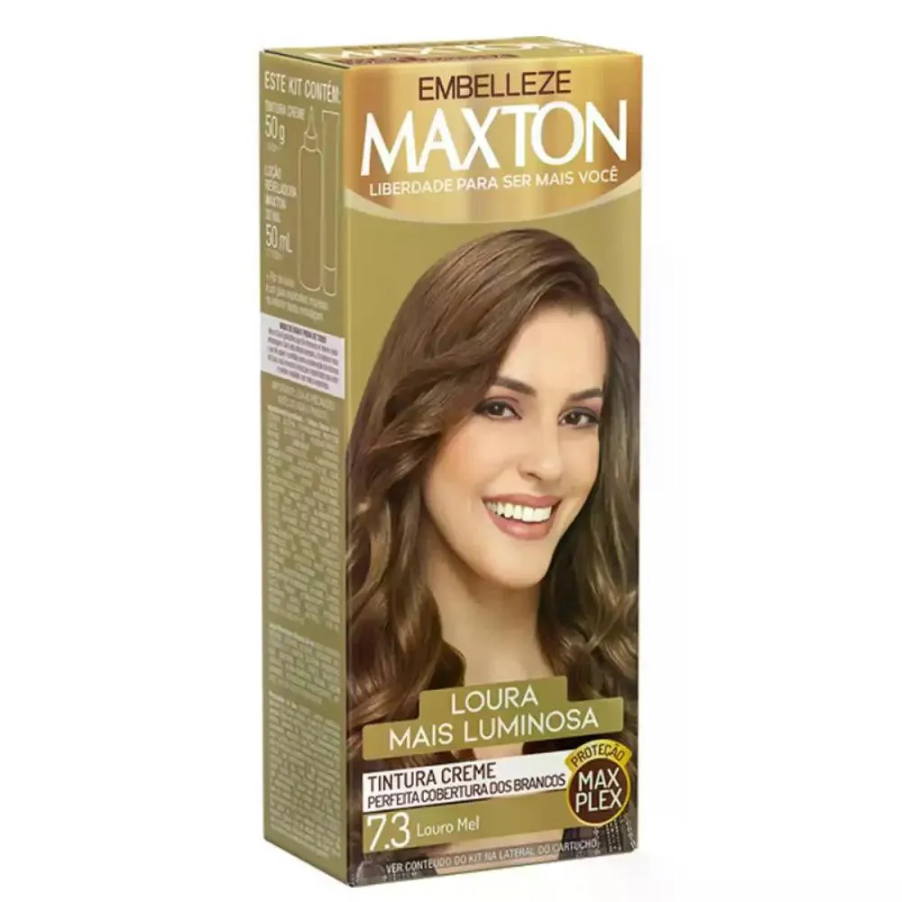 TINTURA MAXTON LOURA + LUMINOSA 73 LOIRO MEL EMBELLEZE