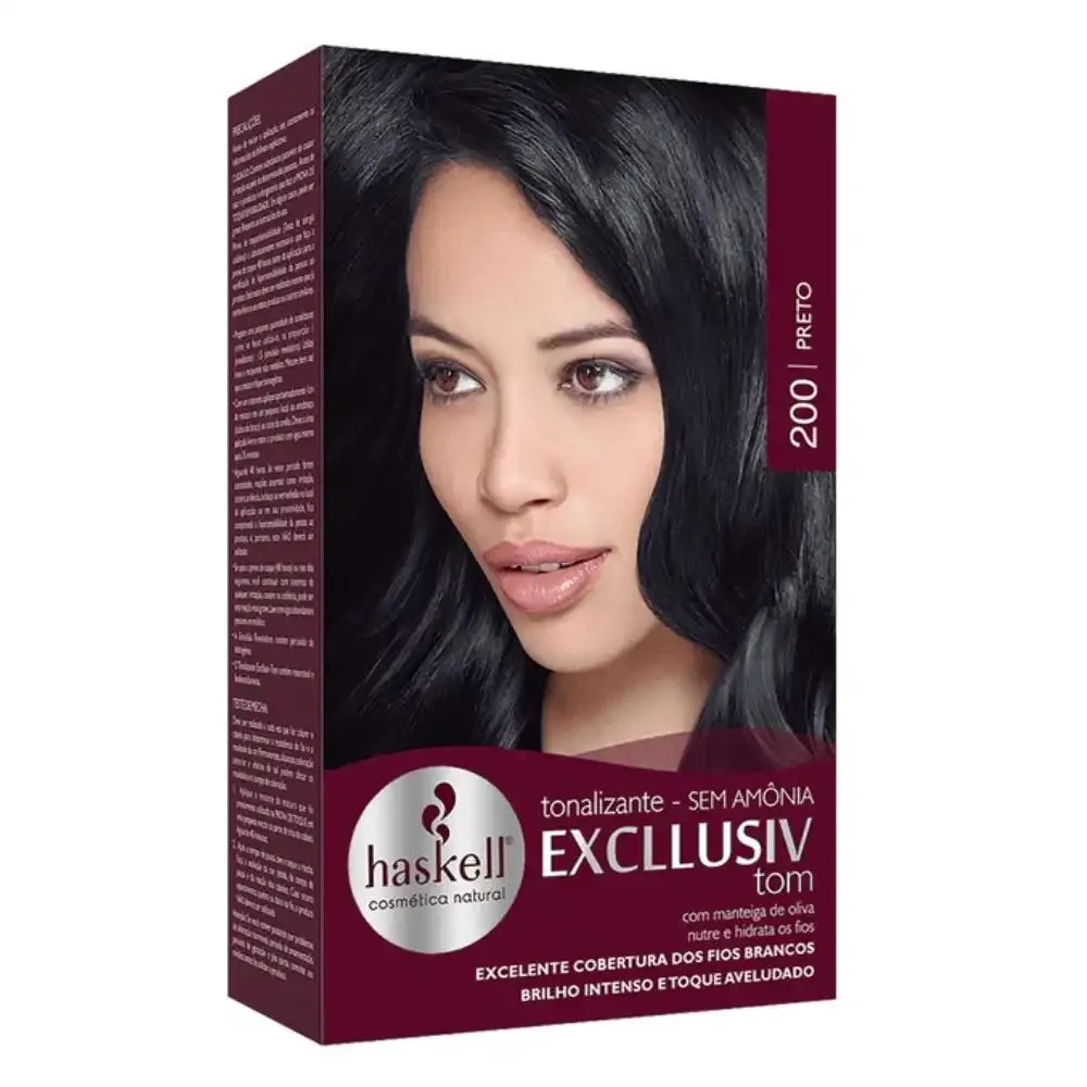TONALIZANTE HASKELL EXCLLUSIV TOM 200 PRETO