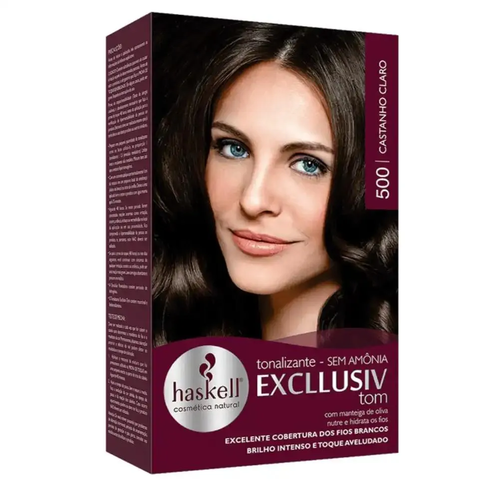 TONALIZANTE HASKELL EXCLLUSIV TOM 500 CASTANHO CLARO