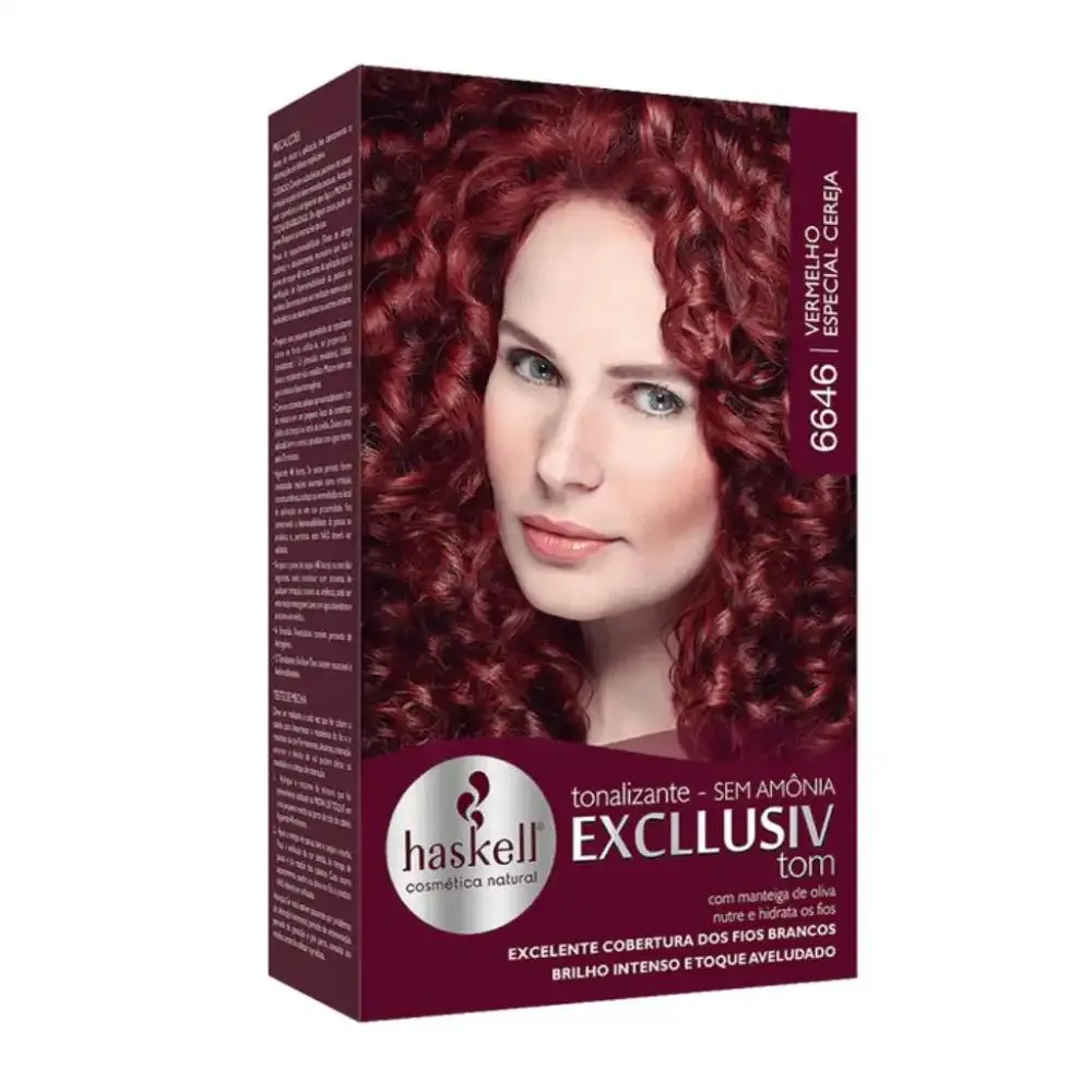TONALIZANTE HASKELL EXCLLUSIV TOM 6646 VERMELHO ESPECIAL CEREJA