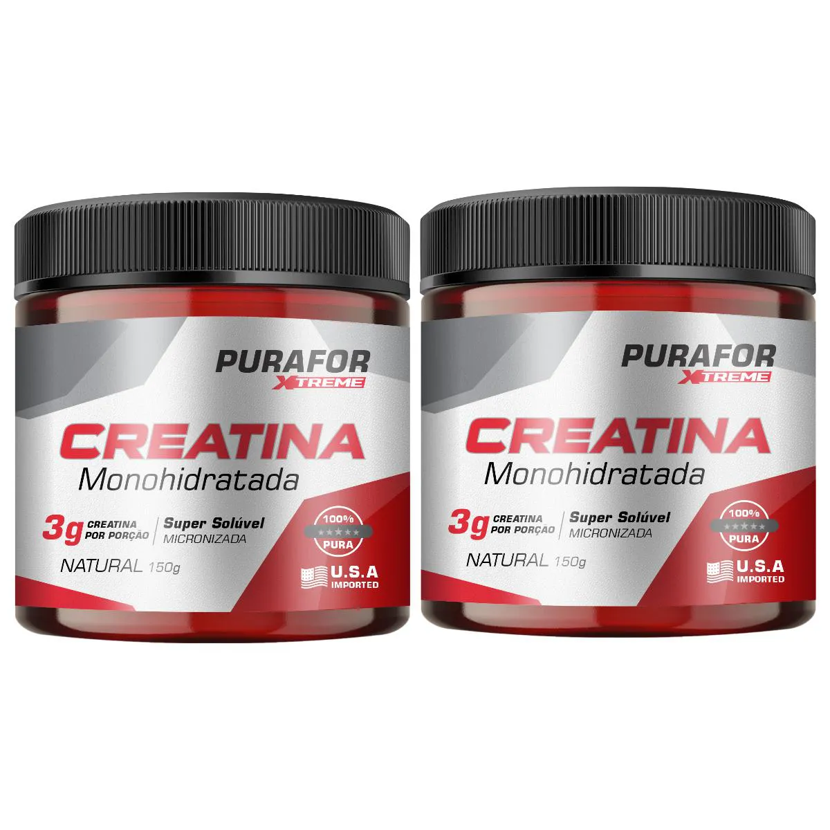 2X CREATINA MONOHIDRATADA 150G