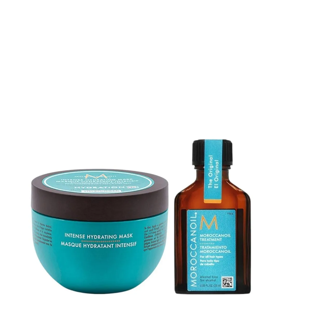 KIT MOROCCANOIL - MáSCARA INTENSE HYDRATING 250G + ÓLEO 25ML
