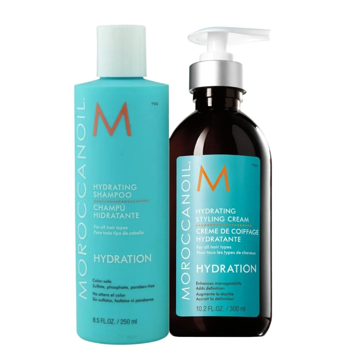 KIT MOROCCANOIL HYDRATING - SHAMPOO 250ML + STYLING CREAM 300ML