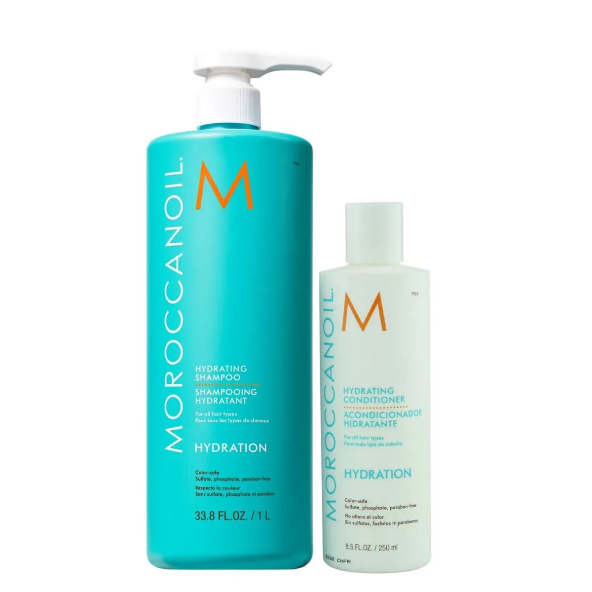 KIT MOROCCANOIL HYDRATION - SHAMPOO 1L + CONDICIONADOR 250ML