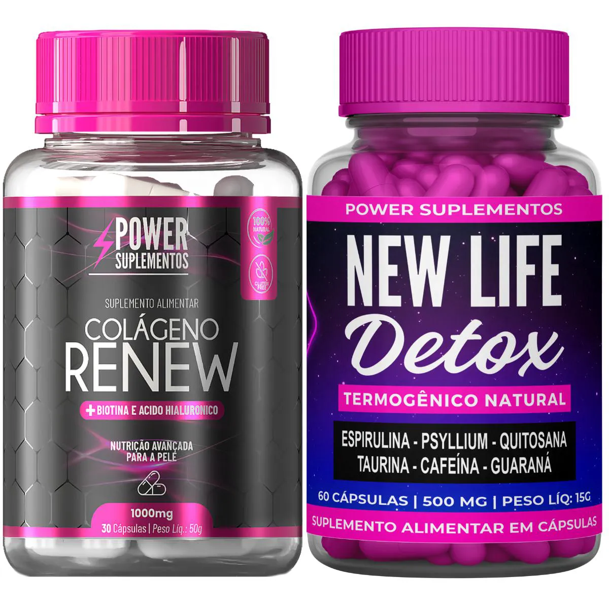 1X COLáGENO VERISOL RENEW + 1X NEW LIFE DETOX 60 CPS