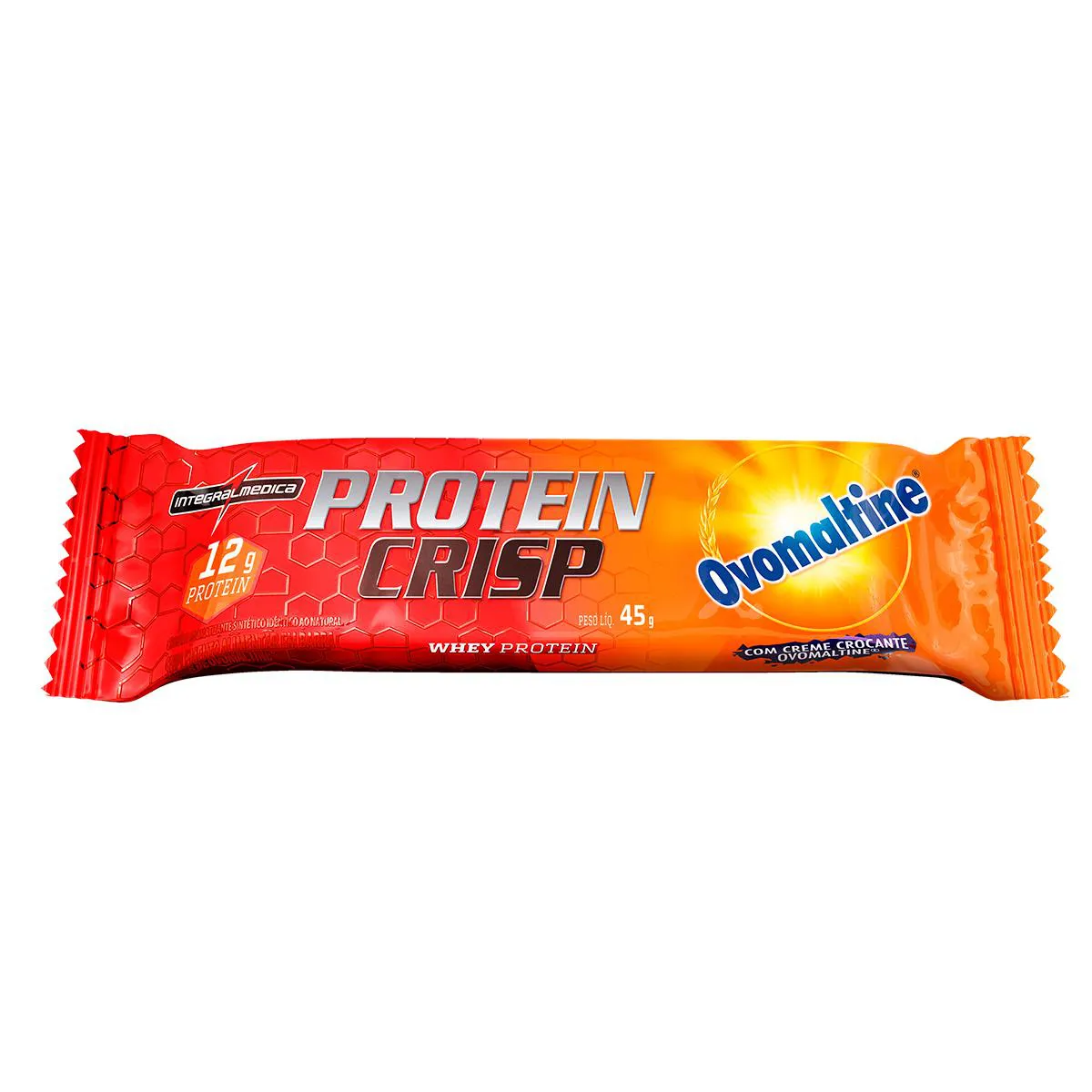 Barra de Proteína Integralmedica Protein Crisp Ovomaltine Whey Protein 45g