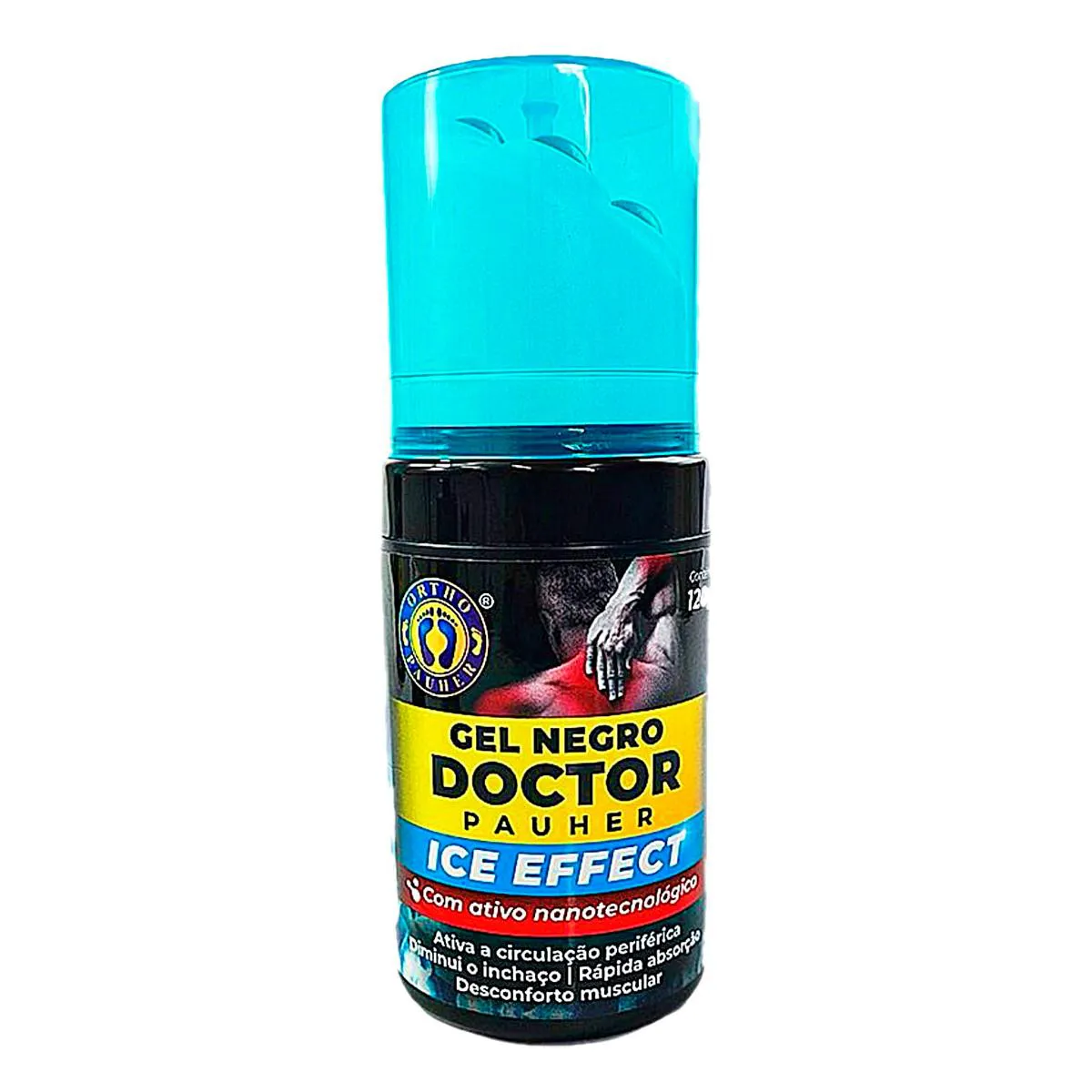  Gel de Massagem Negro Doctor Pauher com Esferas Massageadoras 120g