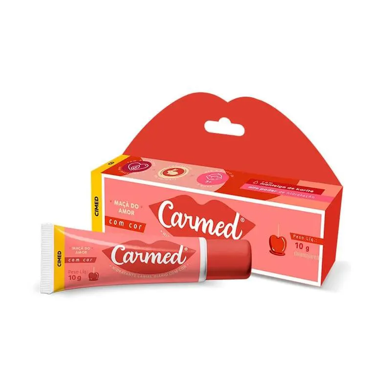 CARMED MAçã DO AMOR HIDRATANTE LABIAL 10G