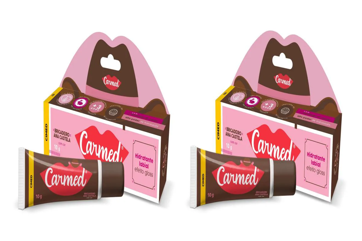 KIT 2 CARMED BRIGADEIRO ANA CASTELA HIDRATANTE LABIAL 10G