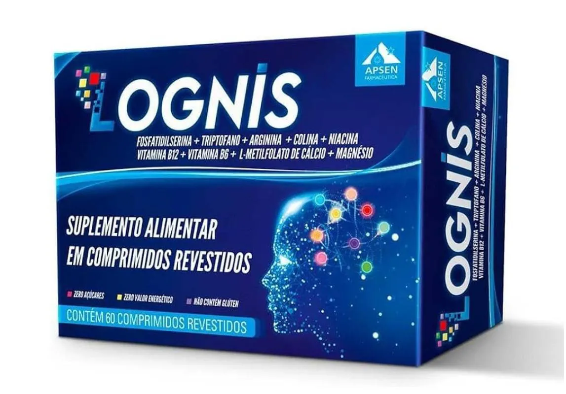 SUPLEMENTO APSEN LOGNIS MAGNéSIO VITAMINA B12 E B6 60CPS