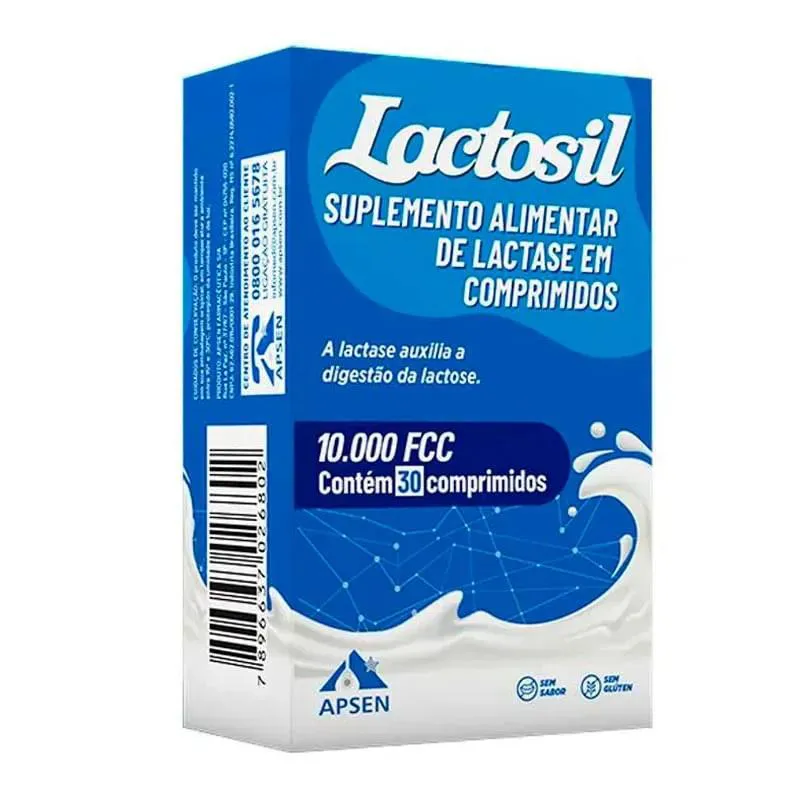 SUPLEMENTO LACTOSIL LACTASE 10000FCC LACTOSE 30CPS - APSEN
