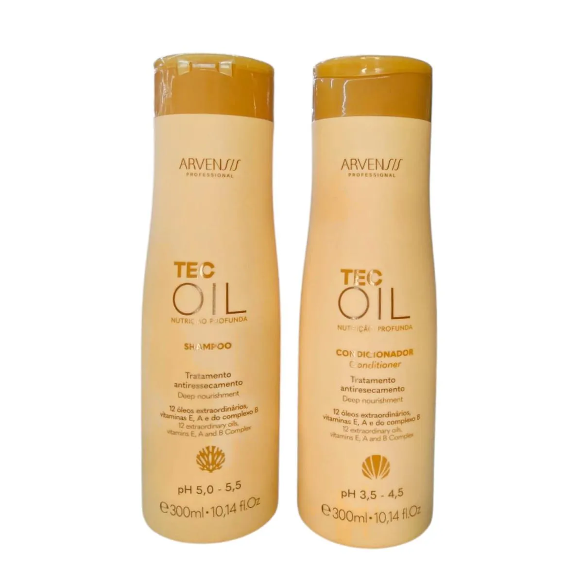 KIT ARVENSIS TEC OIL - SHAMPOO 300ML + CONDICIONADOR 300ML