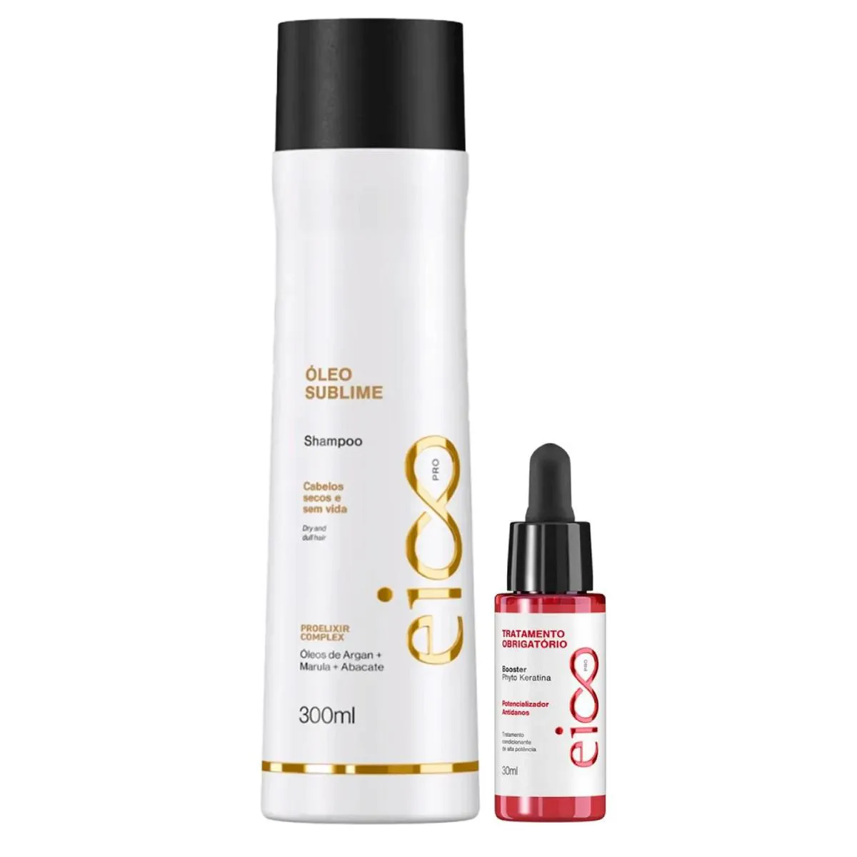 KIT EICO PRO ÓLEO SUBLIME - SHAMPOO 300ML + BOOSTER 30ML