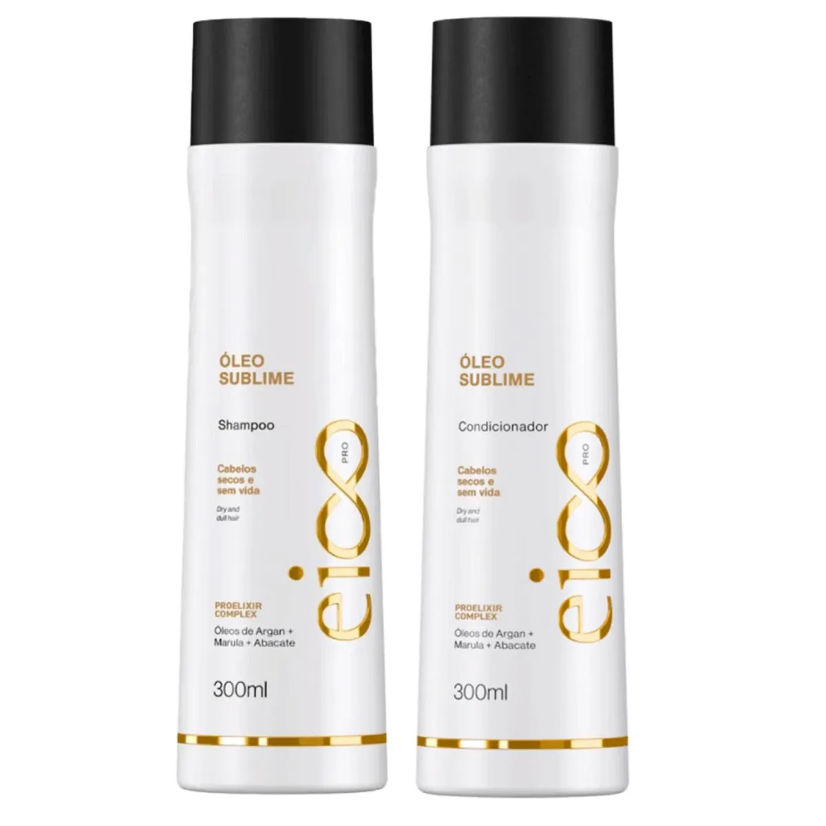 KIT EICO PRO ÓLEO SUBLIME - SHAMPOO 300ML + CONDICIONADOR 300ML
