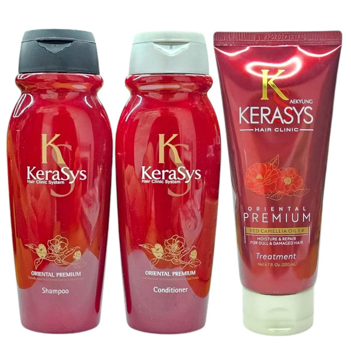 KIT KERASYS ORIENTAL PREMIUM - SHAMPOO 200ML + CONDICIONADOR 200ML + HAIR CLINIC TREATMENT 200ML