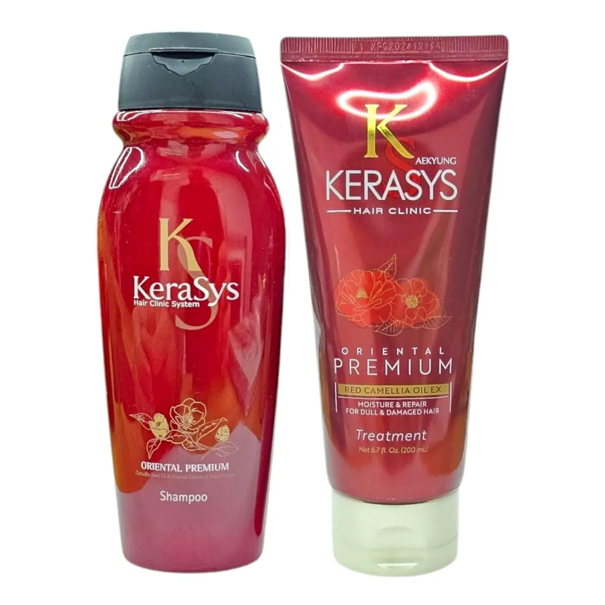 KIT KERASYS ORIENTAL PREMIUM - SHAMPOO 200ML + HAIR CLINIC TREATMENT 200ML