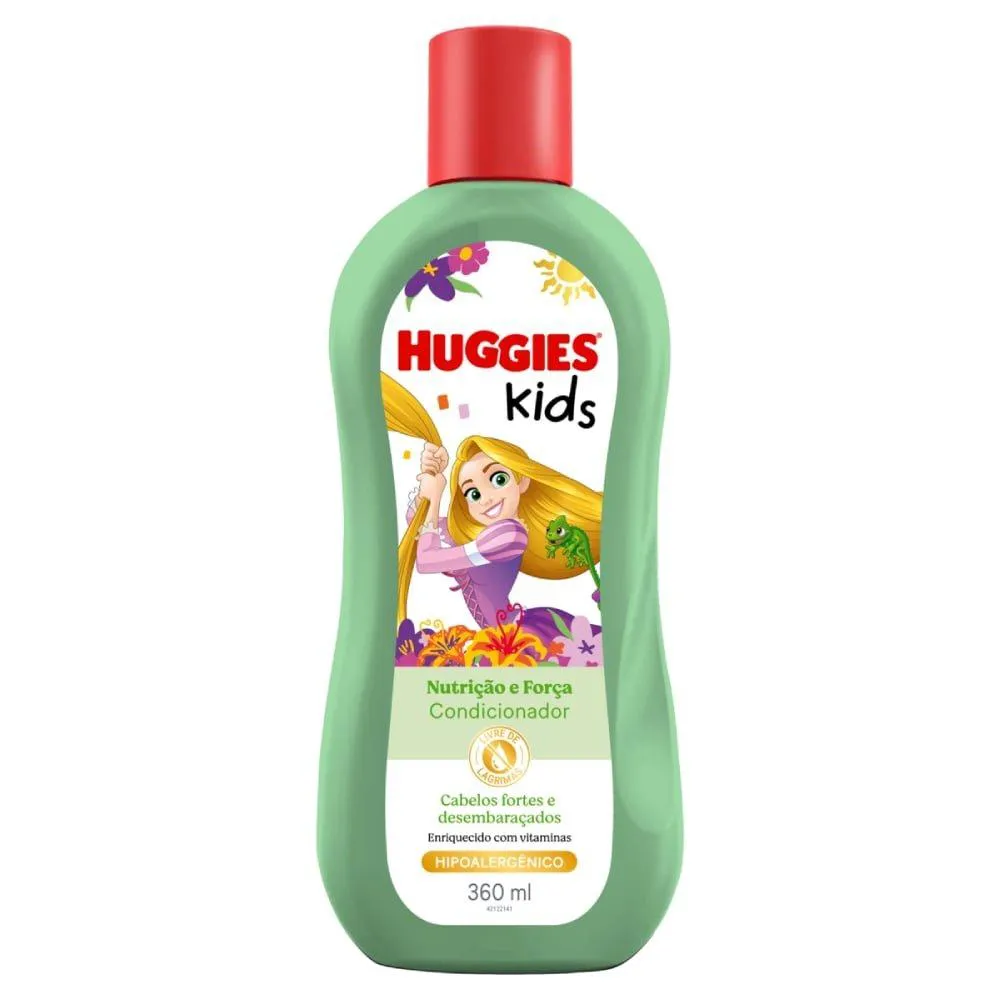 CONDICIONADOR HUGGIES KIDS NUTRIçãO E FORçA 360ML