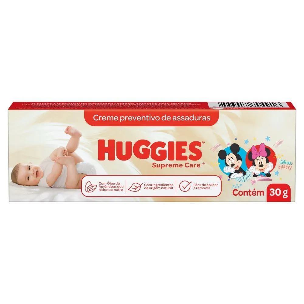 CREME ASSADURA HUGGIES SUPREME CARE 30G