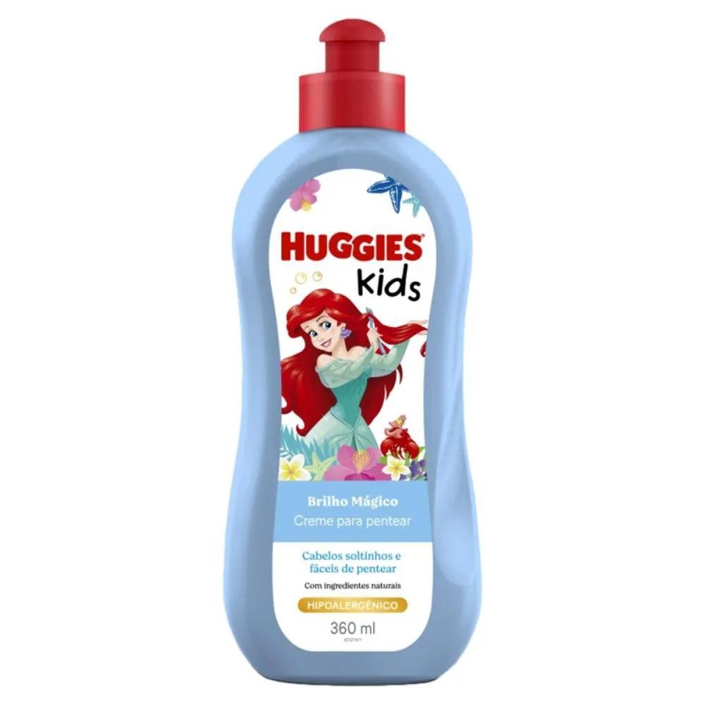 CREME PARA PENTEAR HUGGIES KIDS BRILHO MAGICO 360ML
