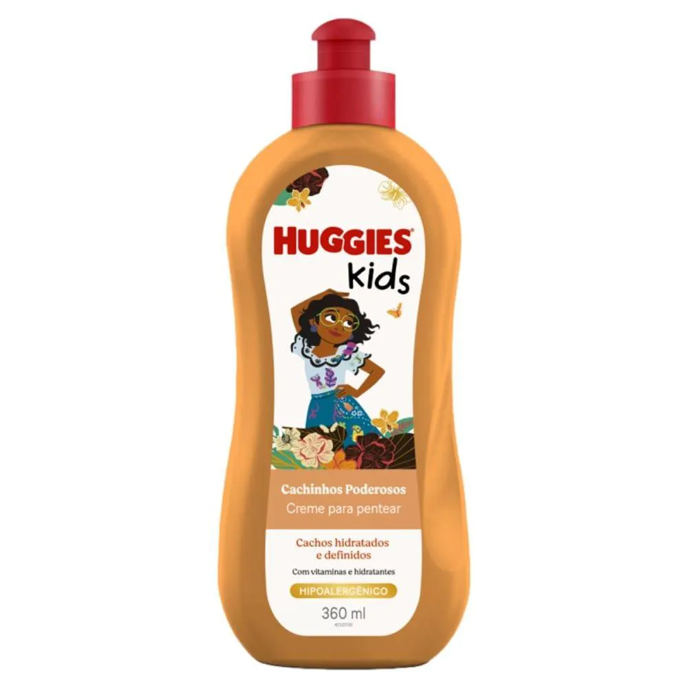 CREME PARA PENTEAR HUGGIES KIDS CACHINHOS PODEROSOS 360ML
