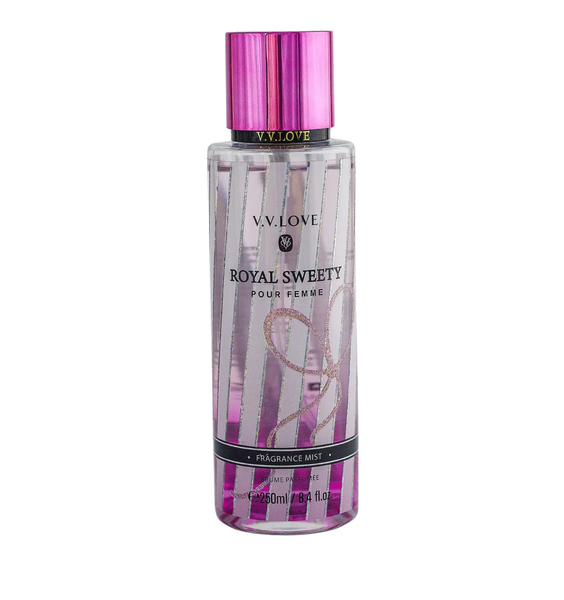 BODY MIST ROYAL SWEETY POUR FEMME PINK  V V LOVE 250ML