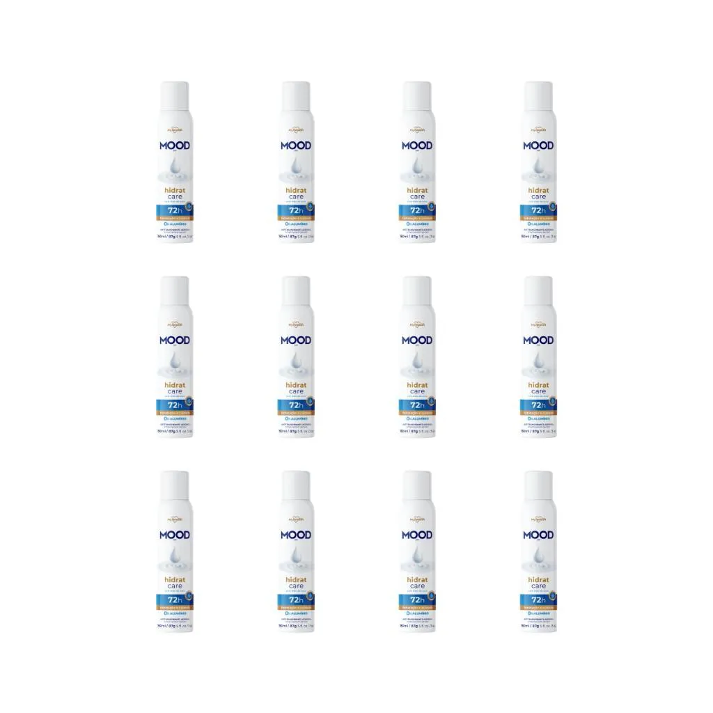DESODORANTE AERO MOOD 150ML 0% ALUMINIO HIDRAT CARE-12UN
