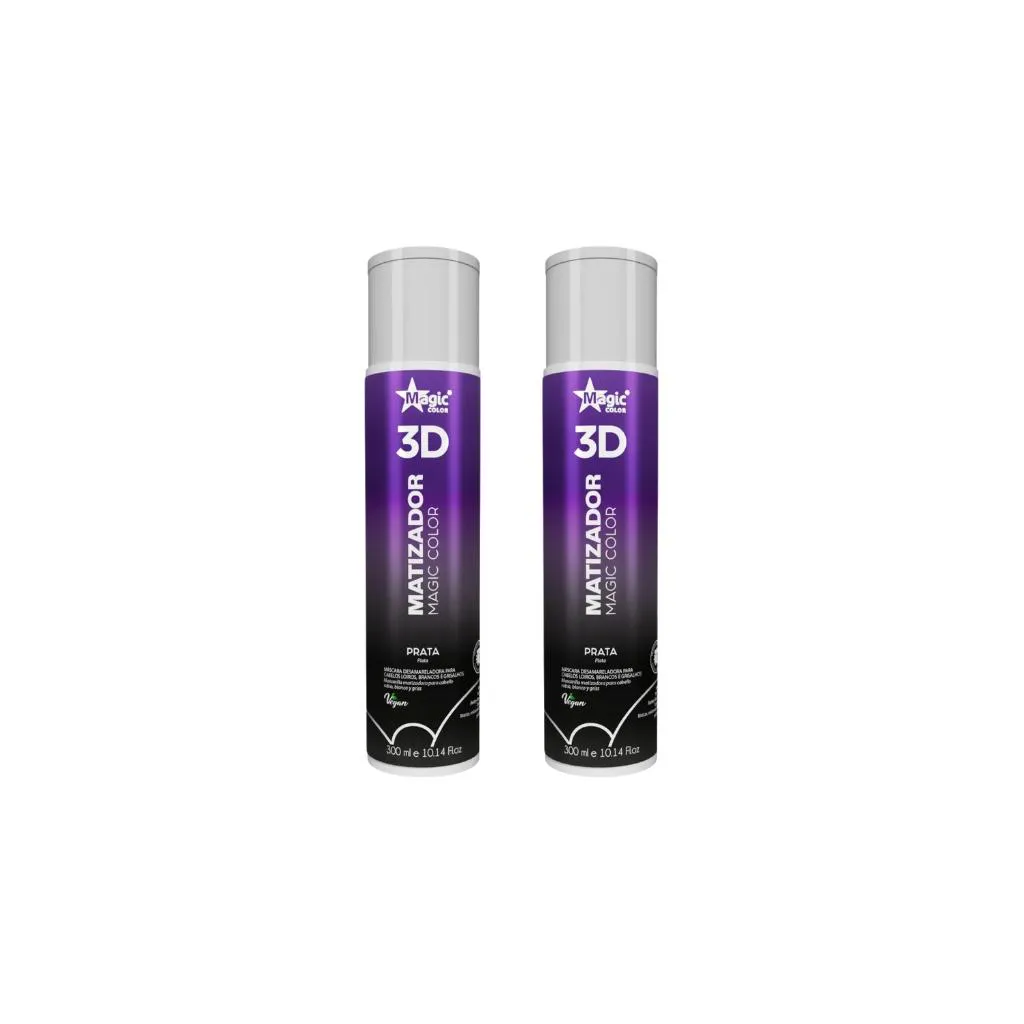 MATIZADOR GLOSS MAGIC COLOR 300ML EFEITO PRATA-KIT C/2UN