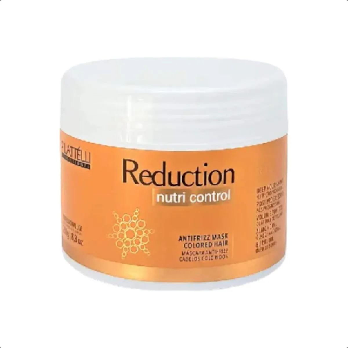 MáSCARA ANTIFRIZZ REDUCTION NANO CONTROL PLATTELLI 500G