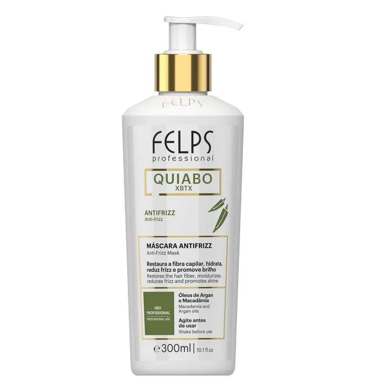 FELPS PROFESSIONAL QUIABO XBTX - MáSCARA ANTIFRIZZ  300G