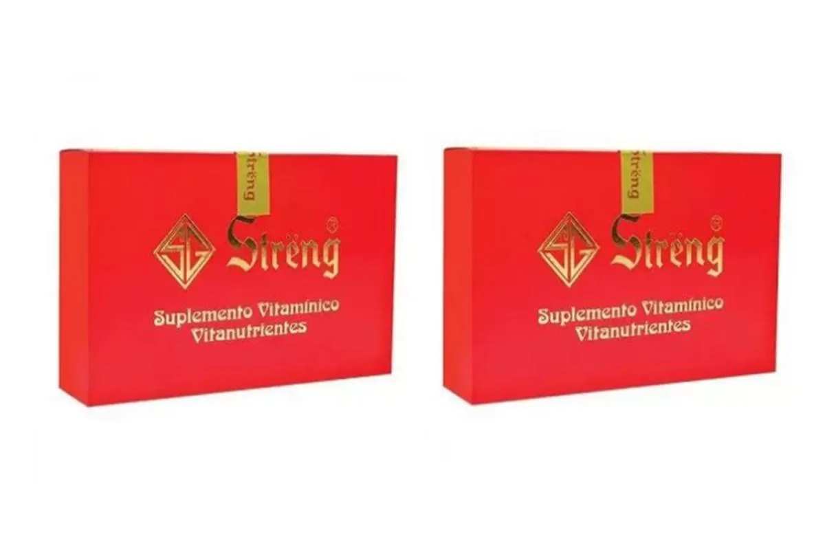 KIT 2 SUPLEMENTO VITAMíNICO STRENG 16 FRASCOS - KRONER