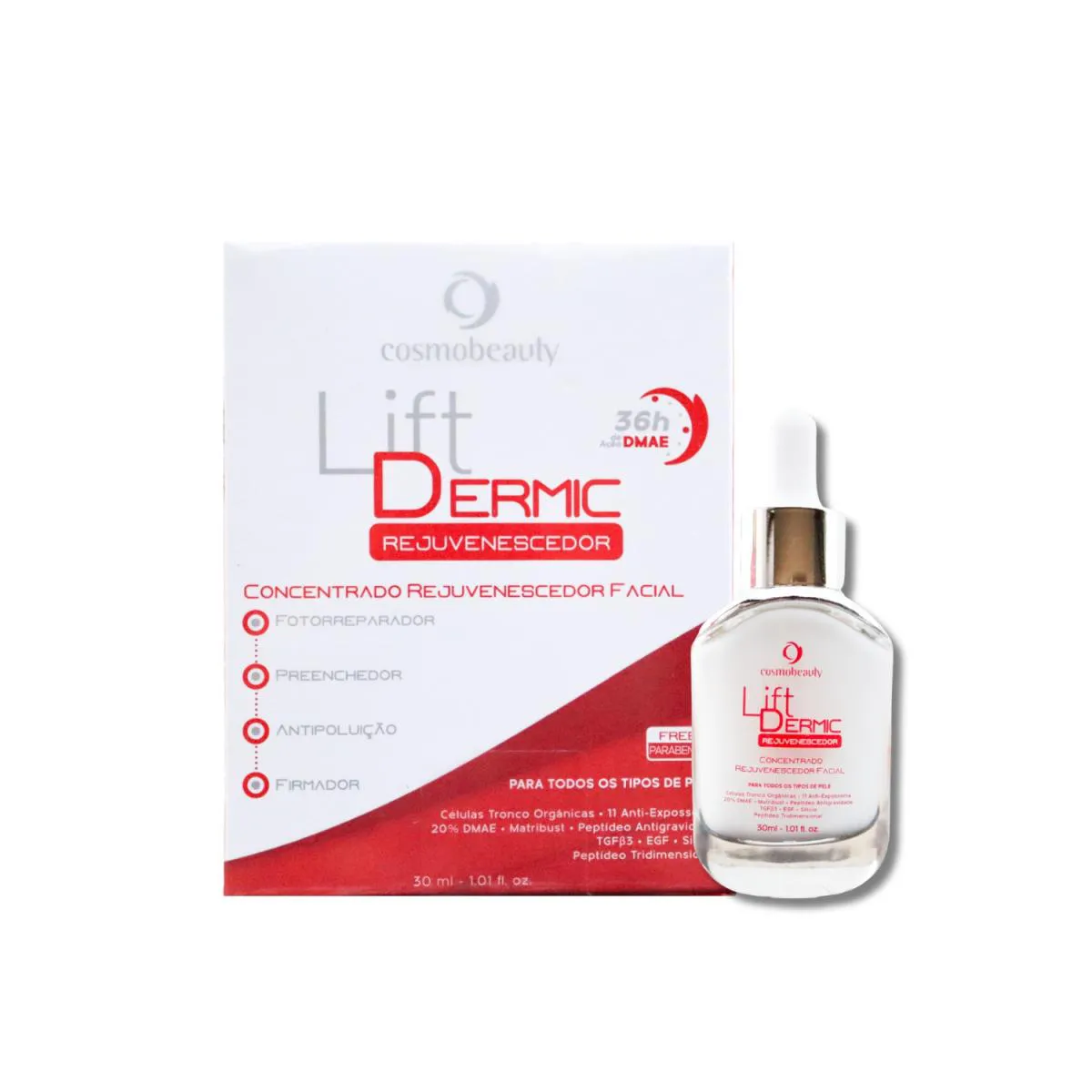 COSMOBEAUTY LIFT DERMIC REJUVENESCEDOR FACIAL ANTIRUGAS 30ML