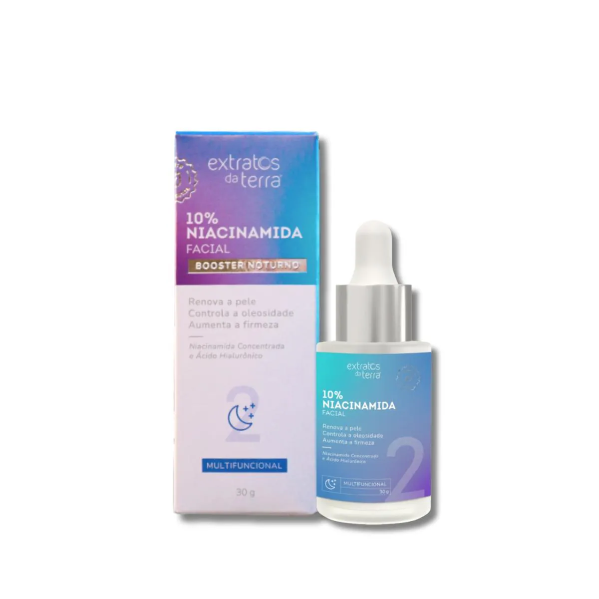 EXTRATOS DA TERRA BOOSTER SERUM NOTURNO NIACINAMIDA 30G
