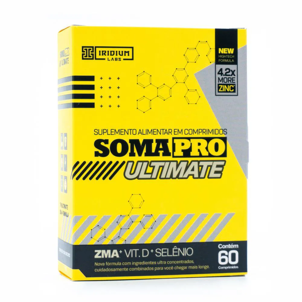 SOMA PRO ULTIMATE 60 COMPS - ZMA DE ÚLTIMA GERAçãO IRIDIUM LABS