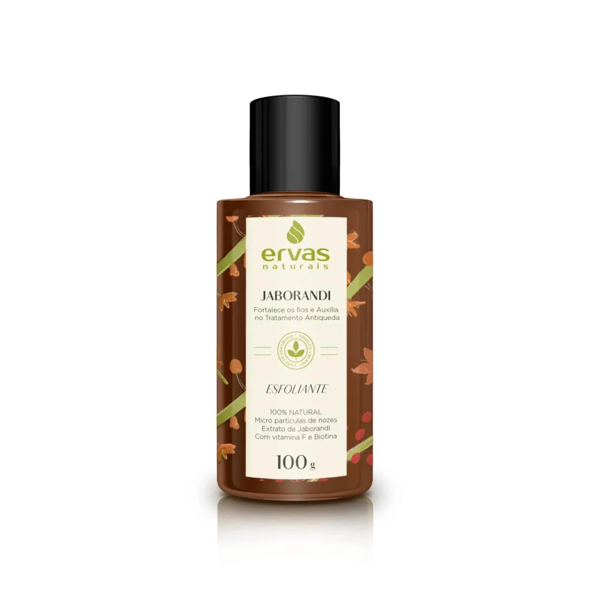 ESFOLIANTE CAPILAR JABORANDI 100G - ERVAS NATURAIS