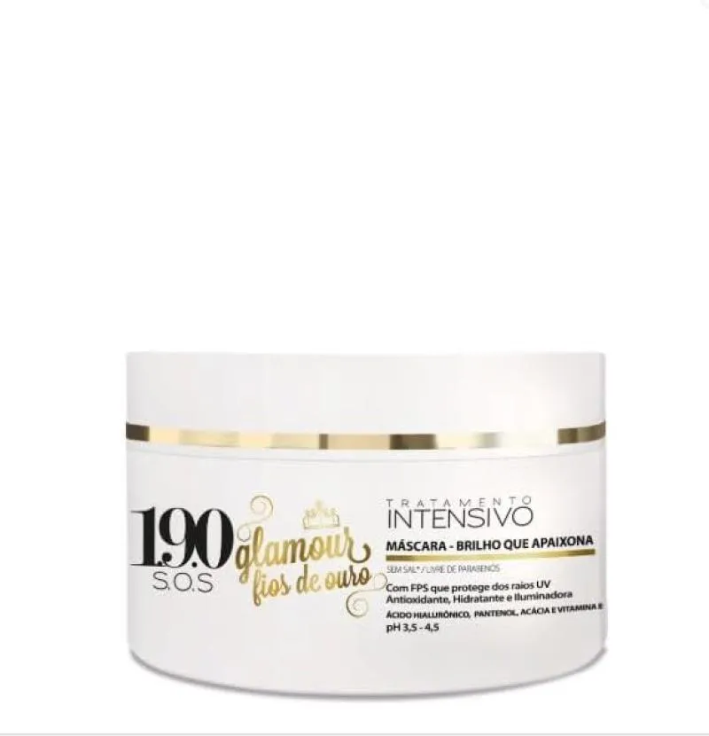 PEEL LINE MáSCARA GLAMOUR FIOS DE OURO 300GR