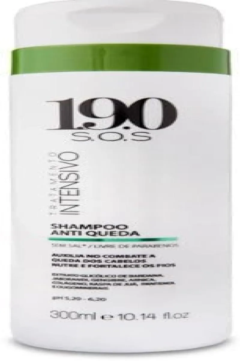 SHAMPOO ANTI QUEDAS COM COLAGENO GLICOLICO PANTENOL NUTRE E FORTALECE 190 THERAPY