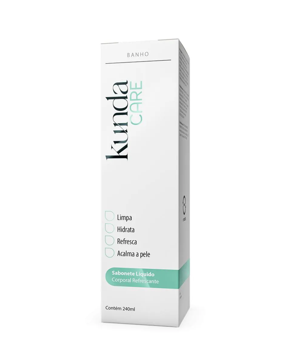 SABONETE LÍQUIDO CORPORAL REFRESCANTE COM 240ML