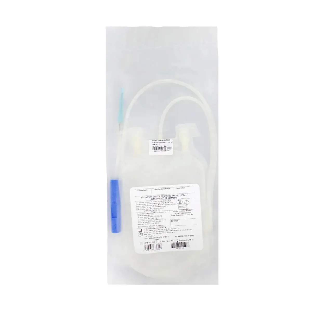 BOLSA COLETORA DE SANGUE SIMPLES CPDA-1 JP 500ML