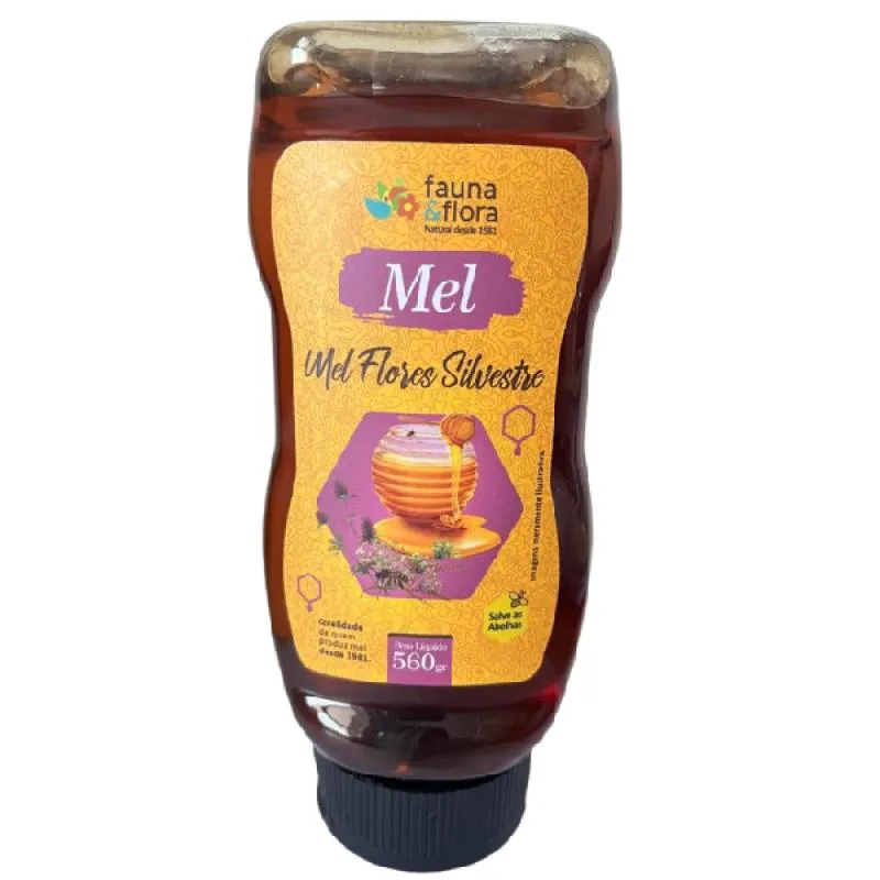 MEL FLORES SILVESTRE - BISNAGA 560G