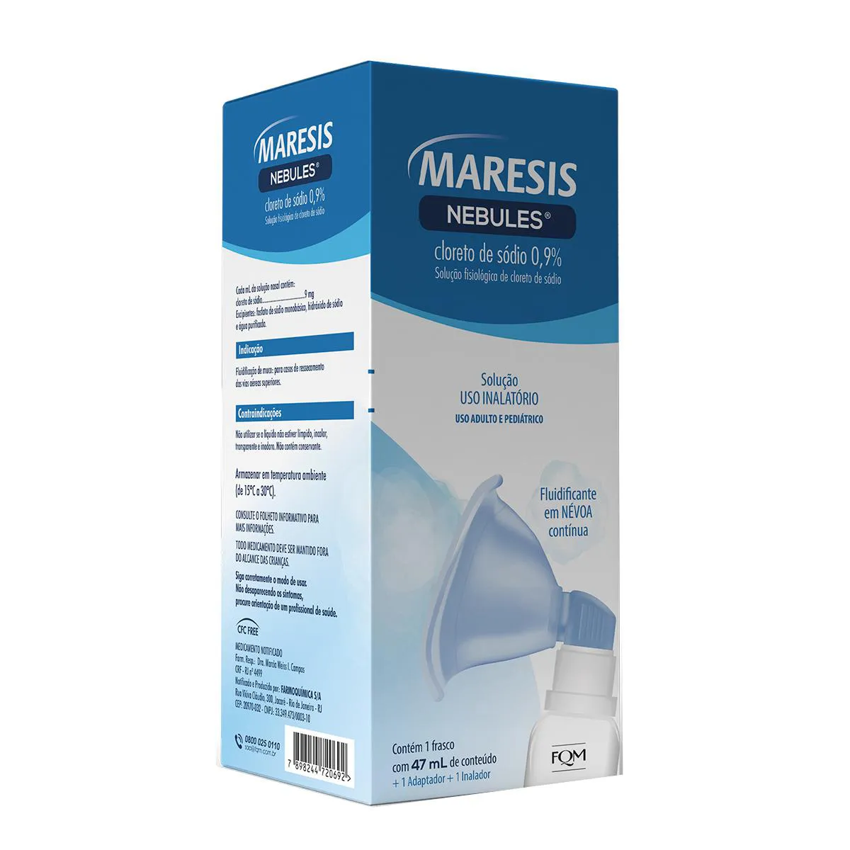 Solução Nasal Maresis Nebules 0,9% 47ml