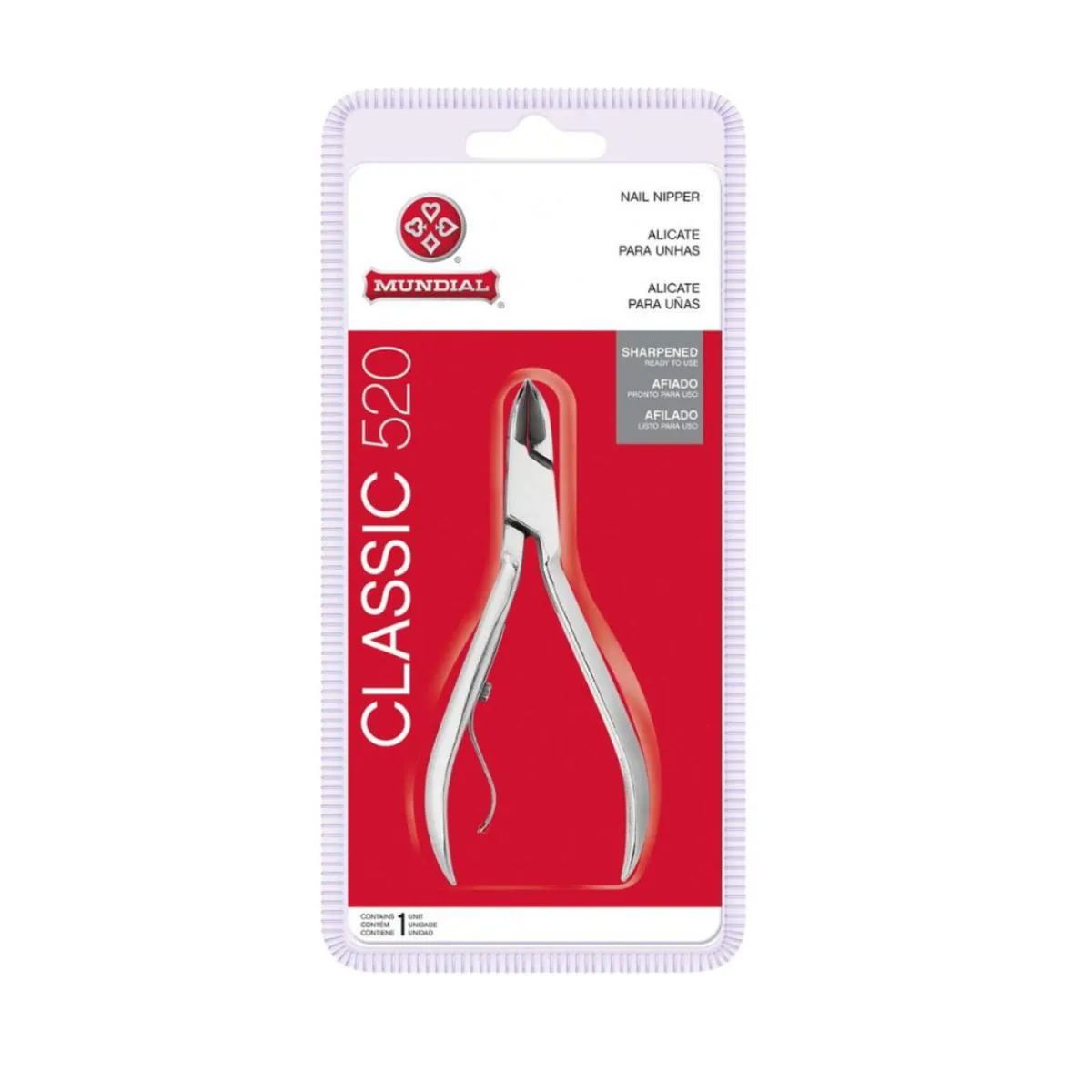 ALICATE DE CORTE UNHA 520-C CLASSIC AçO PROFISSIONAL MUNDIAL