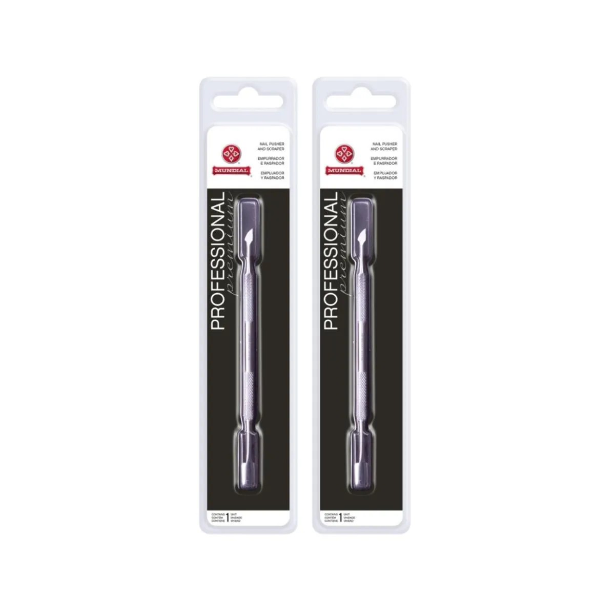 KIT 2 ESPáTULA EMPURRADOR RASPADOR 371M PROFISSIONAL MUNDIAL