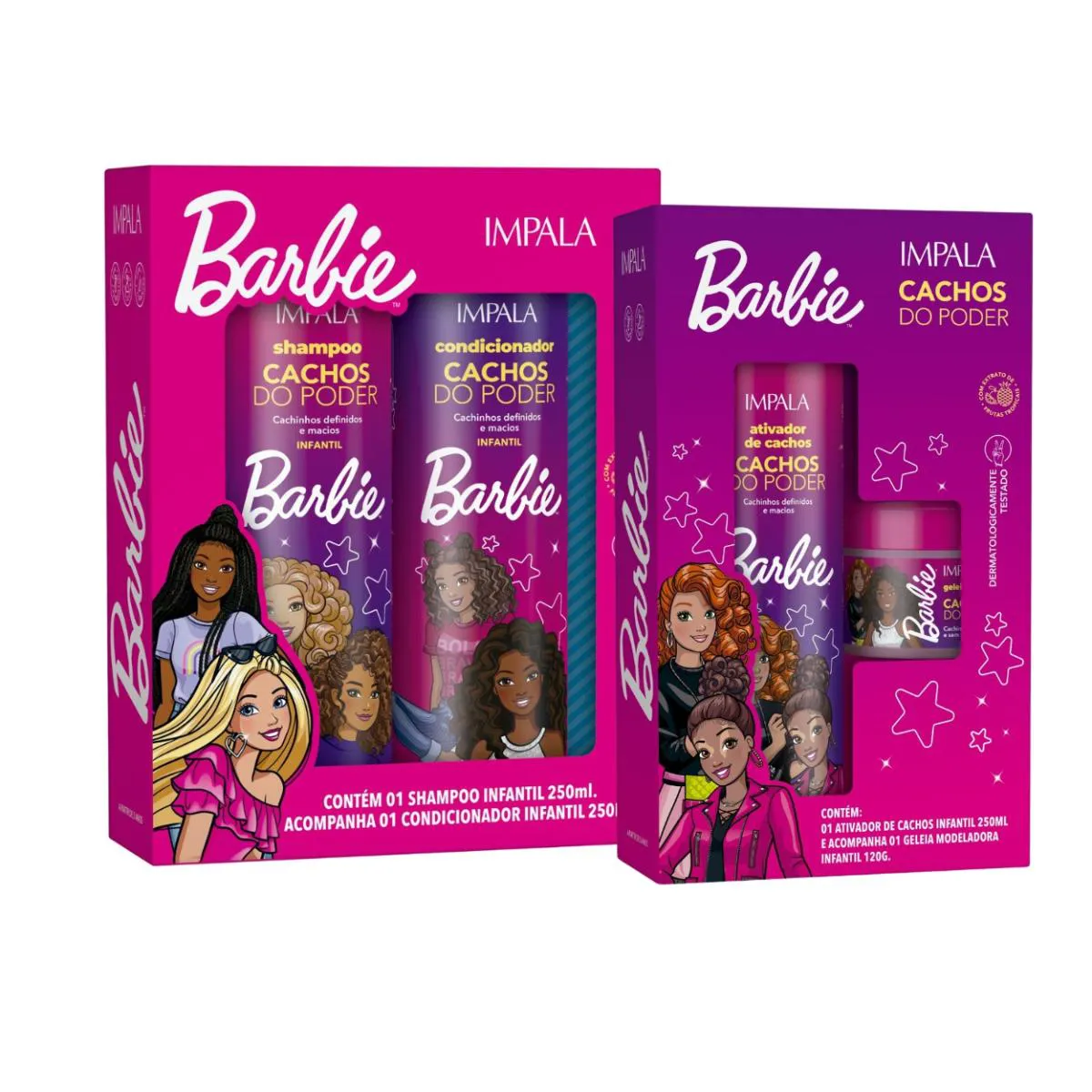 KIT SHAMPOO CONDICIONADOR ATIVADOR GELEIA CACHOS KIDS IMPALA