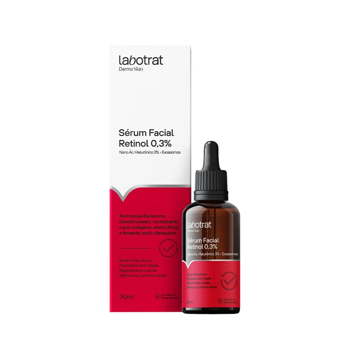 SéRUM FACIAL RETINOL REGENERADOR DERMO SKIN LABOTRAT 30ML